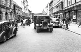 Trafik på Drottninggatan, 1940-tal