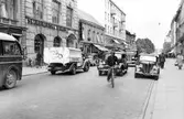 Trafik på Drottninggatan, 1940-tal