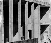 Polishuset byggs, ca 1957