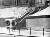 Trappan från Nobeltunneln upp till Centralstation, 1954-10-16