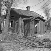 Träkåk nära Sveaparken, 1951-04-17