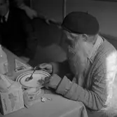 Stålfarfar till bords i Rådhuset, 1951-07-05