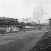 Ånglok över Nobeltunneln, 1954-10-18