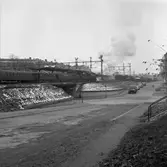 Ånglok över Nobeltunneln, 1954-10-18