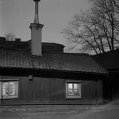 Trähus på Bondegatan, 1955-04-06