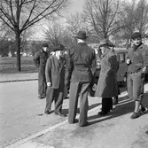 Örebro polisen på besiktningskurs, 1953-03-14