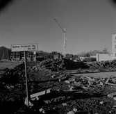 Baronbackarna byggs, 1955