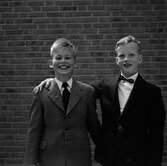 Lars Arlebo och Peter Flack, 1957-06-14