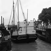 Lastbåten Lidan Lidköping, 1957-08-11