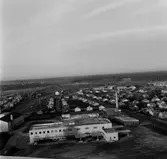Vy över mejeriet från Svampen, 1957-11-15