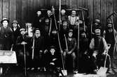 Arbetare på Skrekarhyttans hytta, 1900 ca