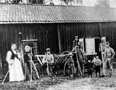 Familj på Stora Gården i Skrekarhyttan, 1905 ca