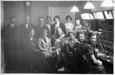 Personal vid Nora telefonstation, 1928