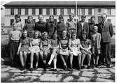 Skolklass i Nora Folkskola, 1940-tal