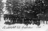 Elever på utflykt till Degerfors, 1916