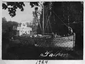 Lastfartyget Falken på Svartån, 1924