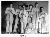 Städare på Svea Trängkår, Älvtomtagatan, 1924