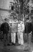 Värnpliktiga på Svea Trängkår, Älvtomtagatan, 1924
