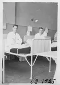 Värnpliktig i sjuksal på Svea Trängkår, Älvtomtagatan, 1924