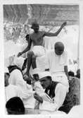 Mahatma Gandhi i Ambernath, Indien, 1932