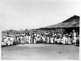 Skolavslutning i tändsticksfabrikens skola i Ambernath, Indien, 1933
