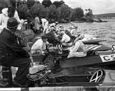 Racerbåtstävling på Norasjön, 1953