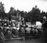 Talare på Nora scoutkårs 25-årsjubileum, 1953