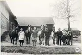Hästuppvisning på Södra gården i Lia i Frövi, 1939