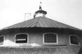Målning av ridhusets tak, 1920-tal