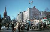 Marknad på Stortorget, 1960-tal