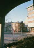 Korsningen Slottsgatan och Fredsgatan, 1968-1969