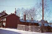 Korsningen Änggatan och Kyrkogårdsgatan, 1954