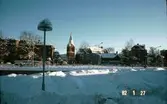 Vintervy österut från Vasatorget, 1982-01-27