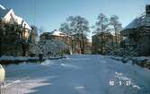 Vintervy Folkungagatan söderut, 1982-01-27