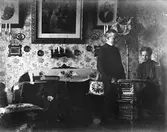 Interiör från villa Haganäs, ca 1905