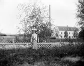 Vy från verandan på villa Haganäs, före 1910
