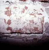 Klotter på väggar vid Svea trängkår, 1997