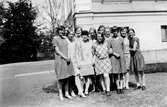 Skolklass VIII vid Fernanderska flickskolan i Örebro, 1929