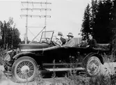 Bilutflykt till Björkudden, 1925