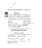 Besiktningsinstrument bild 1/3, 1907
