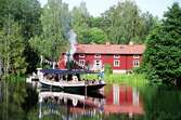 Ångbåten Gerda i Hjälmare kanal,  2001