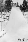 Sörbybackens hoppbacke i snö, 1930-tal