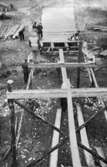 Byggande av Sörbybackens hoppbacke, 1930-tal