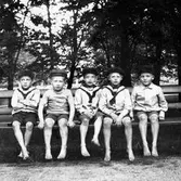 Barn vid arbetshuset, 1920-tal