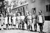 Barn vid barnhemmet i Adolfsberg, ca 1948
