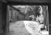 Träkåkar vid Gamla gatan 17, 1950-tal