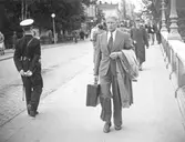 Polis fångad av Kanonfotografen, Storbron, 1930-tal