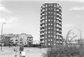 Höghuset i Stjärnhusen Rosta, Östra Vintergatan 7, ca 1955