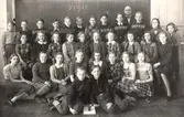 Klass 6 på Holmens skola, Brogatan 56-58, vårterminen 1947