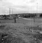 Odengatan breddas. Från nya Skövdevägen. Foto från kommunens gatukontor.